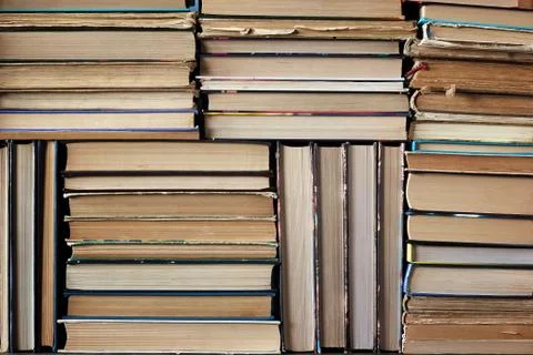 Background from books. Stock Photos