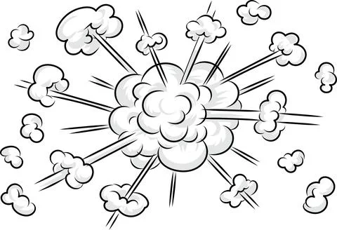 Background with Boom comic book explosion vector design Stock Illustration