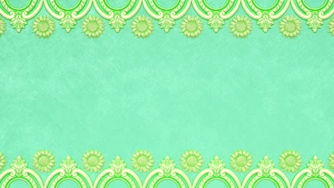 Background with border, green spring nature summer template, greeting card Stock Footage 171139551