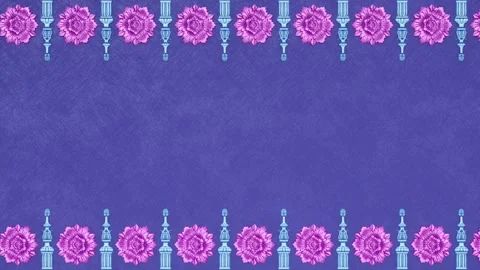 Background with border, spring purple wedding nature template, greeting card Stock Footage 171139788