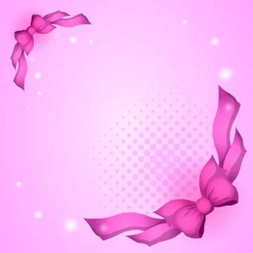 Background with bows Illustrazione stock