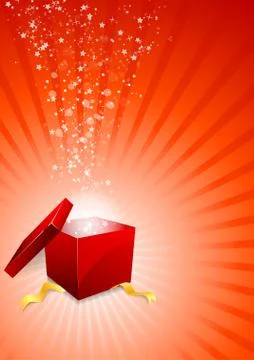 Background with box Stock Illustration