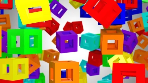 Background of Boxes Stock Footage 119556540