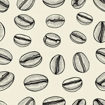 Background with branch of coffee Illustrazione stock