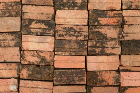 Background of brick floor texture. Foto stock