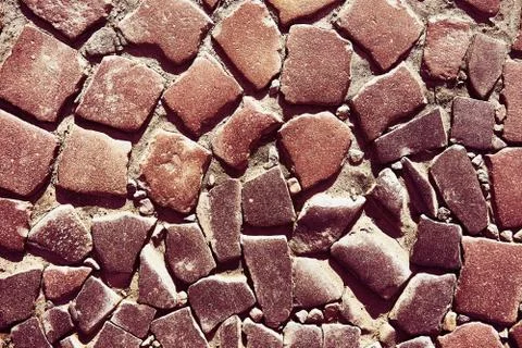 Background brick texture. Hard old painted wall in grunge style. Surface for Stock Photos