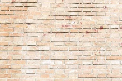 Background of brick wall and ancient tuff, Tuscany in Italy Stock Photos