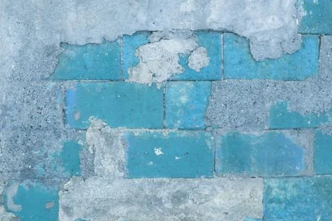 Background brick wall and cement Stock Photos