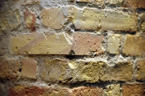 Background of  brick wall  corner pattern texture Stock Photos