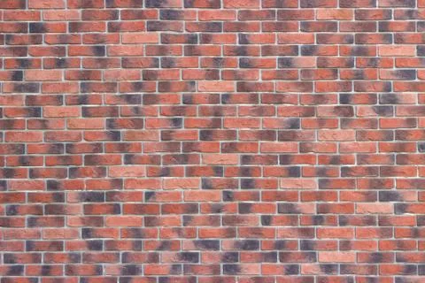 Background of a brick wall from a decorative broken brick Stock Photos