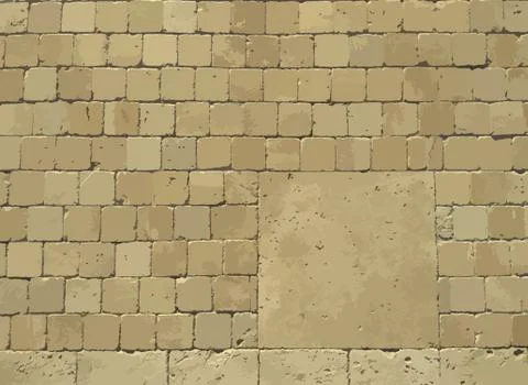 Background of brick wall or road texture. Vector Stock Illustration