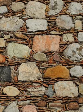 Background of brick wall pattern. Stock Photos
