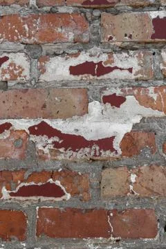 Background of brick wall pattern texture. Great for graffiti inscriptions Foto stock