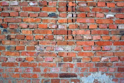 Background from a brick wall.	 Stock Photos