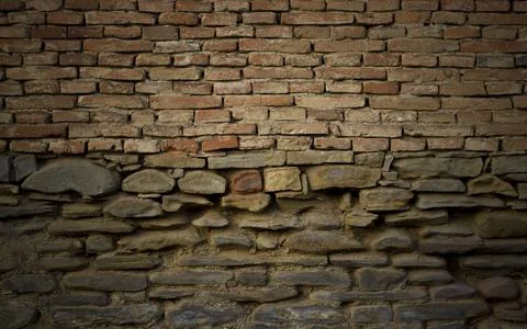 Background of brick wall Stock Photos