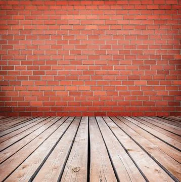 Background with brick wall Stock Photos