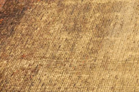 Background from brick wall red. extensive oblique texture Stock Photos