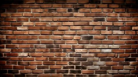 Background of brick wall texture. Brick wall background for interior or ext.. Illustrazione stock