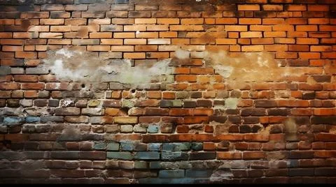 Background of brick wall texture. Brick wall background for interior or ext.. Illustrazione stock