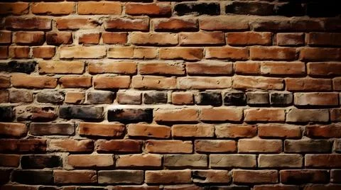 Background of brick wall texture Brick wall background for interior design Illustrazione stock