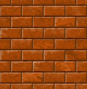 Background of brick wall texture Stock Illustration