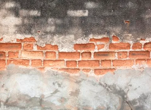 Background of brick wall texture old Foto stock