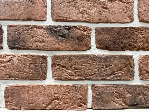 Background of brick wall texture. Old brick wall background. Stock Photos