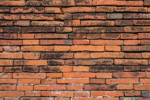 Background of brick wall texture pattern for design Foto stock