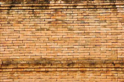 Background of brick wall texture Stock Photos