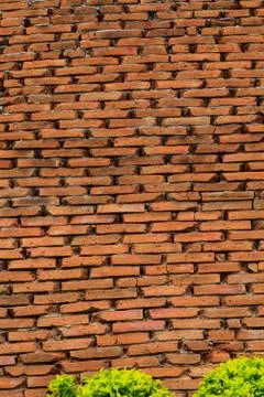 Background of brick wall texture. Stock Photos