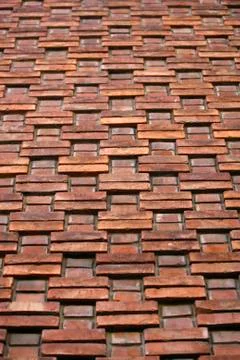 Background of brick wall texture Stock Photos