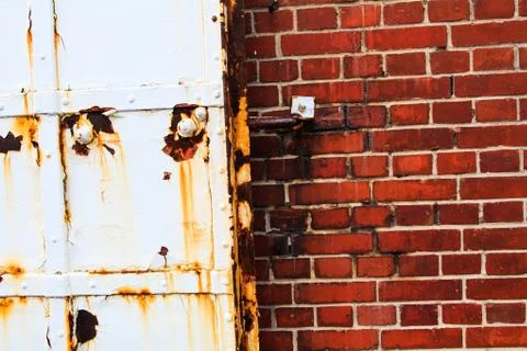 Background of brick wall texture Stock Photos