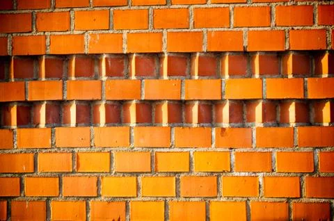 Background of brick wall texture Stockfoto's