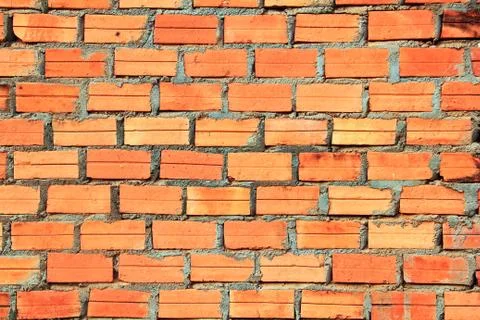 Background of brick wall texture Stock Photos