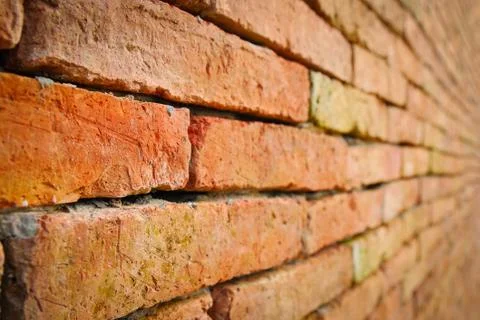 Background of brick wall texture Stock Photos