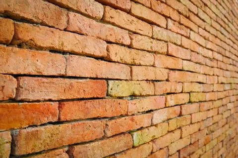 Background of brick wall texture Stock Photos