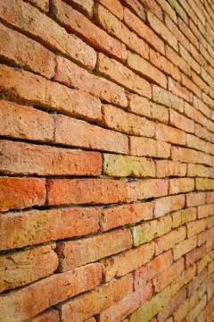 Background of brick wall texture Stock Photos
