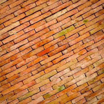Background of brick wall texture Stock Photos