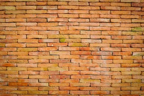 Background of brick wall texture Stock Photos
