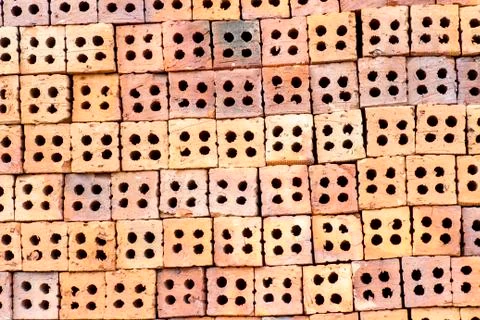 Background of brick wall texture Stock-Fotos