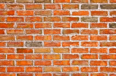 Background of brick wall texture Stock Photos