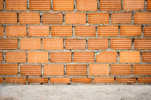 Background of brick wall texture Stock Photos