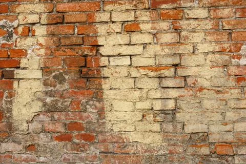 Background of brick wall texture Stock Photos