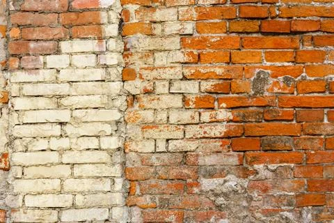 Background of brick wall texture Stock Photos