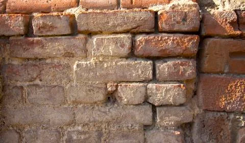 Background of brick wall texture Stock Photos