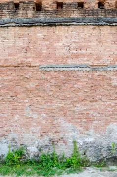 Background of brick wall texture Stock Photos