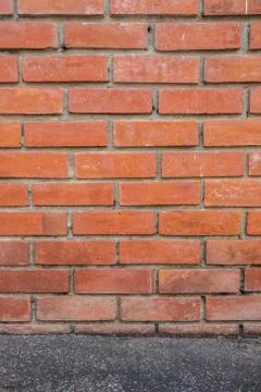Background of brick wall texture Stock Photos