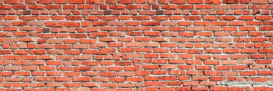 Background of brick wall texture. Stock Photos