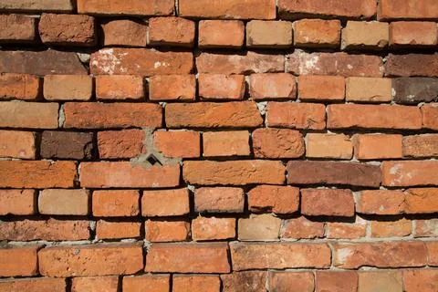 Background of brick wall texture Stock Photos