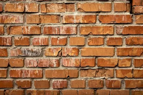 Background of brick wall texture. Stock Photos